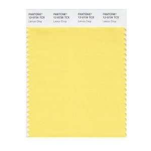  PANTONE SMART 12 0736X Color Swatch Card, Lemon Drop