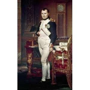  Napoleon In His Study by Jacques Louis David 6.13X10.00 