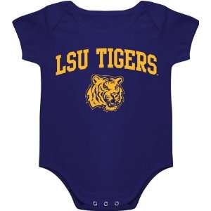  LSU Tigers Newborn/Infant Purple Big Fan Creeper Sports 
