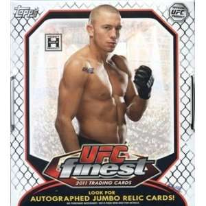  2011 Topps Finest UFC Factory Sealed Hobby MINI Box With A 