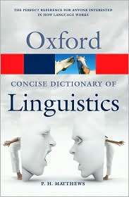   Linguistics, (0199202729), P. H. Matthews, Textbooks   