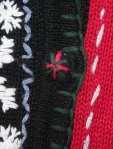 UGLY XMAS SWEATER Women Small Men XS Tacky Gaudy Hideous Contest Party 