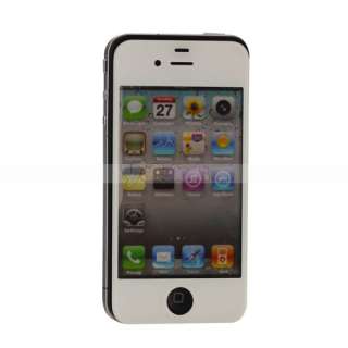 For Apple iPhone 4 4G Repair White LCD Front Screen Glass Lens + Tools 