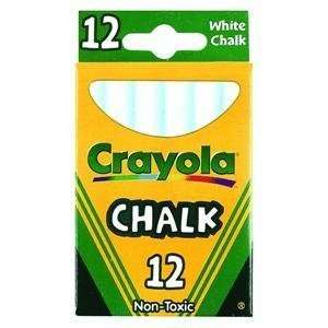  Crayola White Chalk   12/Pkg Toys & Games