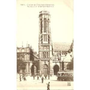1910 Vintage Postcard Church of St. Germain aAuxerrois   Paris France