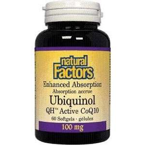  QH Active UBIQUINOL 100mg (60 softgels) Brand Natural 