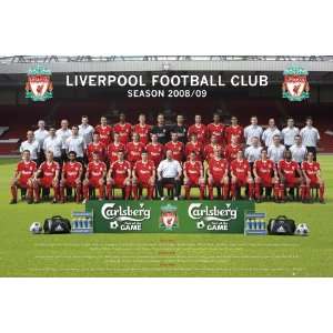 Liverpool Team Poster 08/09