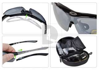   Riding Bicycle Bike UV400 Sports Sun Glasses Eyewear Goggle 5 lens set