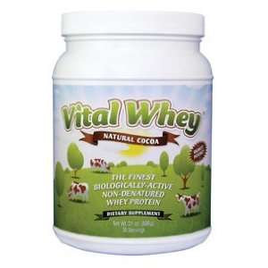  Vital Whey Natural Cocoa 21 oz (WellWisdom) Health 