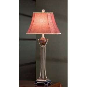  Buffet Table Lamp with Sculpture Design in Antique Gold 