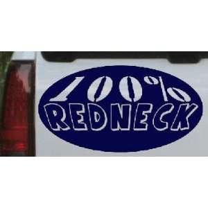  100 Percent Redneck Country Car Window Wall Laptop Decal 