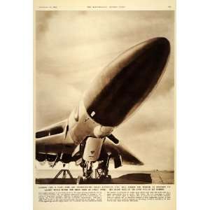  1955 Avro Vulcan Jet Bomber Hawker Siddeley RAF Print 