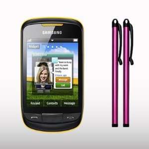  SAMSUNG S3850 CORBY II CAPACITIVE TOUCHSCREEN STYLUS TWIN 
