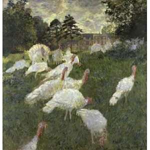 The Turkeys; Chateau of Rottembourg, at Montgeron by Claude Monet 29 