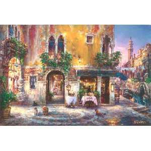  Cao Yong   Evening in Venice Canvas Giclee
