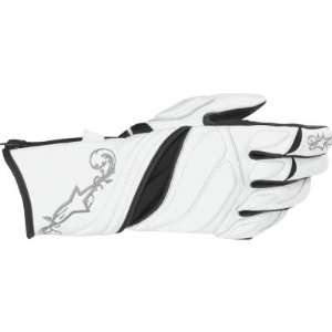  Alpinestars Stella Tyla Gloves , Color White, Size Md 