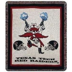  Texas Tech Red Raiders Mascot Tapestry Throw Sports 