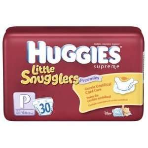  Huggies Gentle Care Preemies Diapers, Size P, 180 count 