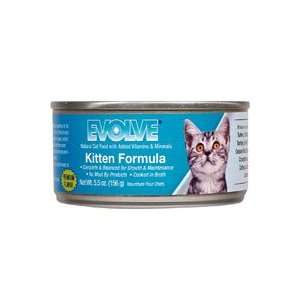  Evolve Turkey Formula Natural Kitten Food 24/5.5 oz cans 