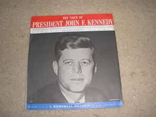 The Voice of President John F. Kennedy Golden 45 Record  