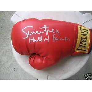   Boxing Glove Sweet Pea Hof   Autographed Boxing Gloves Sports