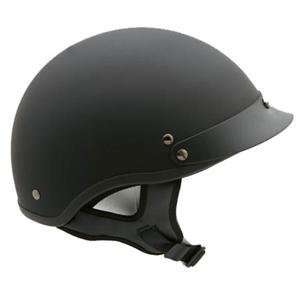  Kerr Shorty Leather Helmet   Small/Black Automotive