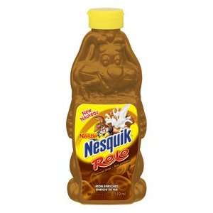 Nestle Nesquik Rolo Flavored Syrup Mix 510ml, 17.9 Oz, Made in Canada 