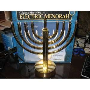  Traditional 24K Goldplated Electric Menorah