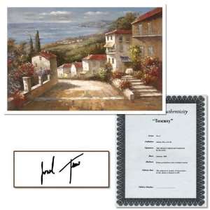  Tuscany by Joval Signed Giclee Art COA Electronics
