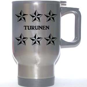  Personal Name Gift   TURUNEN Stainless Steel Mug (black 