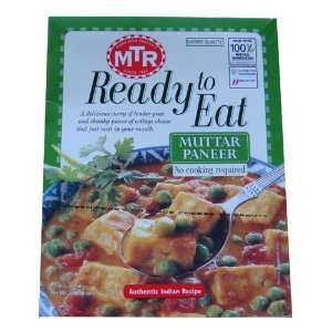 MTR Ready to Eat Muttar Paneer (2 pack)  Grocery & Gourmet 