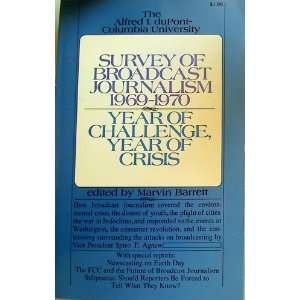   1969 1970 Year of Challenge, Year of Crisis Marvin barrett Books
