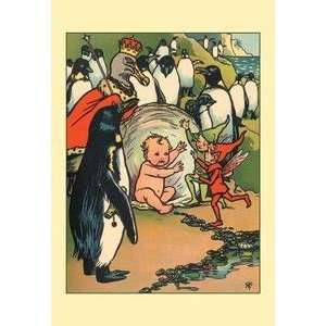    Vintage Art Fairies, Penguins and a Baby   16666 5