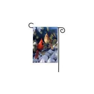 Magnet Works, Ltd. 100% All Weather Polyester Cardinal Couple Garden 