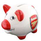 Arsenal FC Official Football Piggy Bank Money Box New