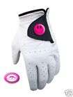 Pink Ladies Cabretta Golf Glove + Sherpashaw B/marker S