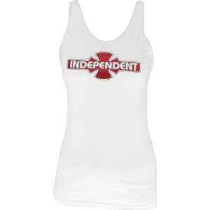  Independent Ogbc Racer Girls Tank Top Large White Womens 