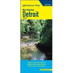   Map 628618 West Suburban Detroit, Michigan Pocket Map