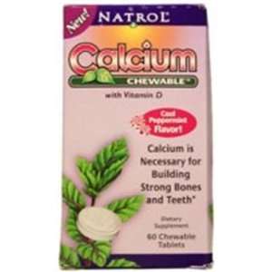  Calcium Peppermint Chew 60T 60 Tablets Health & Personal 