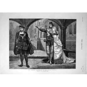 1894 Opera Faust Windsor Castle Queen Concert Print 