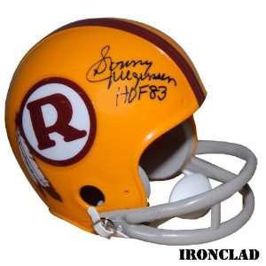Sonny Jurgensen Autographed Mini Helmet   Redskins 70 71 Throwback w 