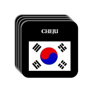  South Korea   CHEJU Set of 4 Mini Mousepad Coasters 