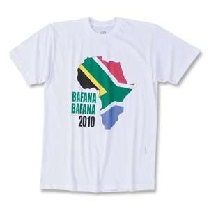  Objectivo Bafana 2010 Soccer T Shirt (White) Sports 