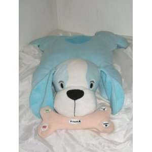  Cuddly Blue Dog / Puppy Pillow with Built in Radio 