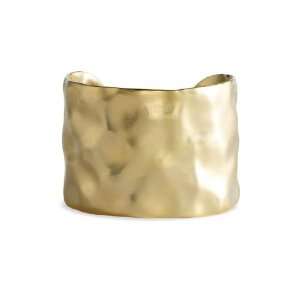   Gold Water Textured Cuff Jewelry