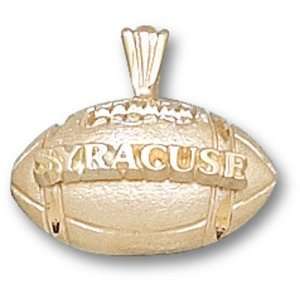 Syracuse University Football Pendant (Gold Plated)