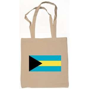  Bahamas, Bahamian Flag Tote Bag Natural 