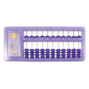   11 Rods Purple Framed Japanese Soroban Abacus Counter Toys & Games