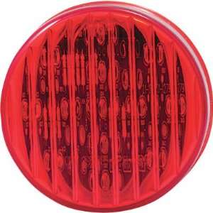  Trux Accessories LED Truck Light   2in. Round, Red