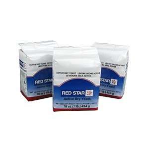 Lesaffre Red Star Bakers Active Dry Yeast 1 lb. Vacuum Pack 20/CS 